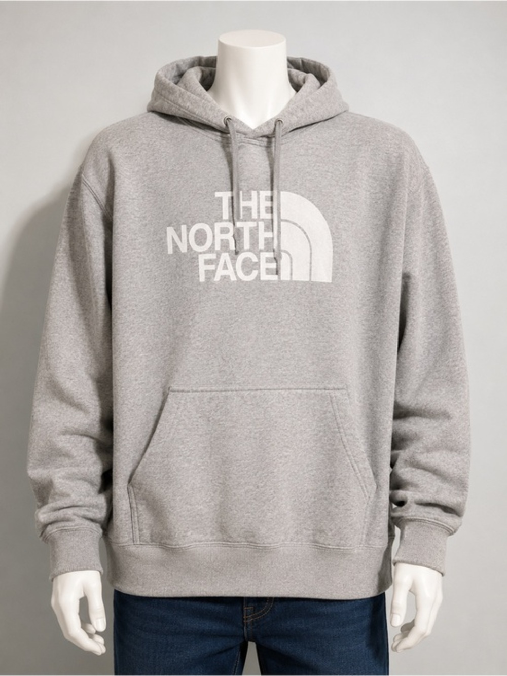 The North Face Gray Hoodie Sweatshirt Casual Comfort